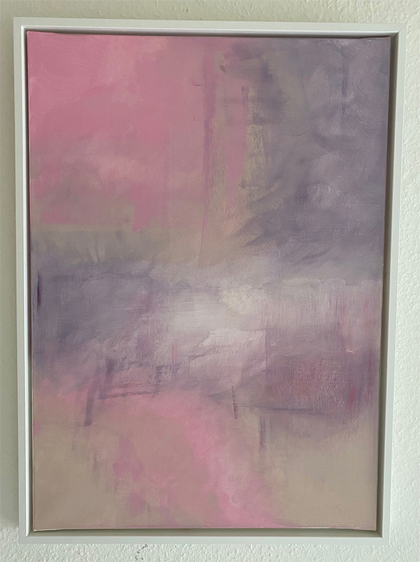 50 x 70 cm, gerahmt