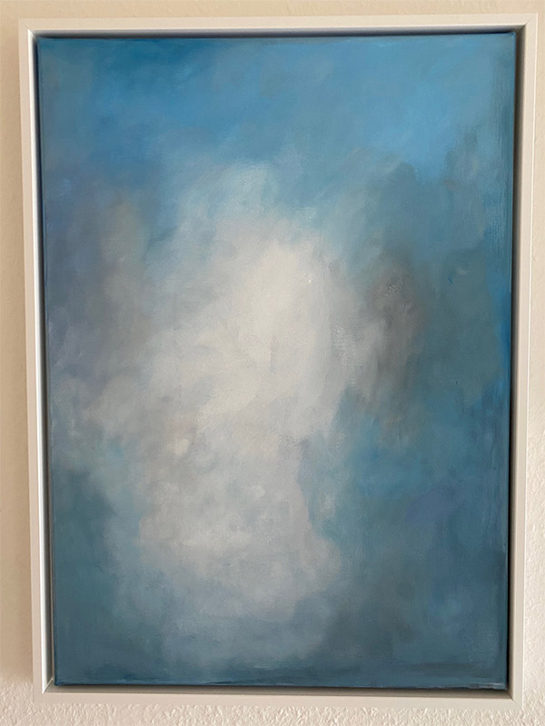 50 x 70 cm, gerahmt